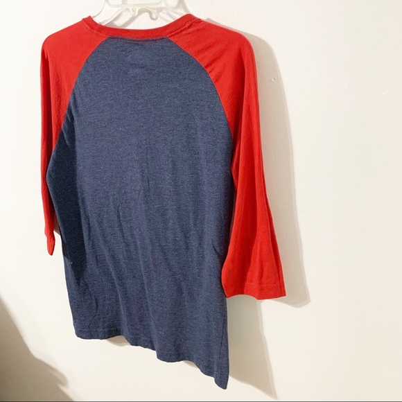 Genuine Merchandise Cleveland Indians Baseball Graphic Tee Dolman Sleeve Crewnec - Picture 4 of 8